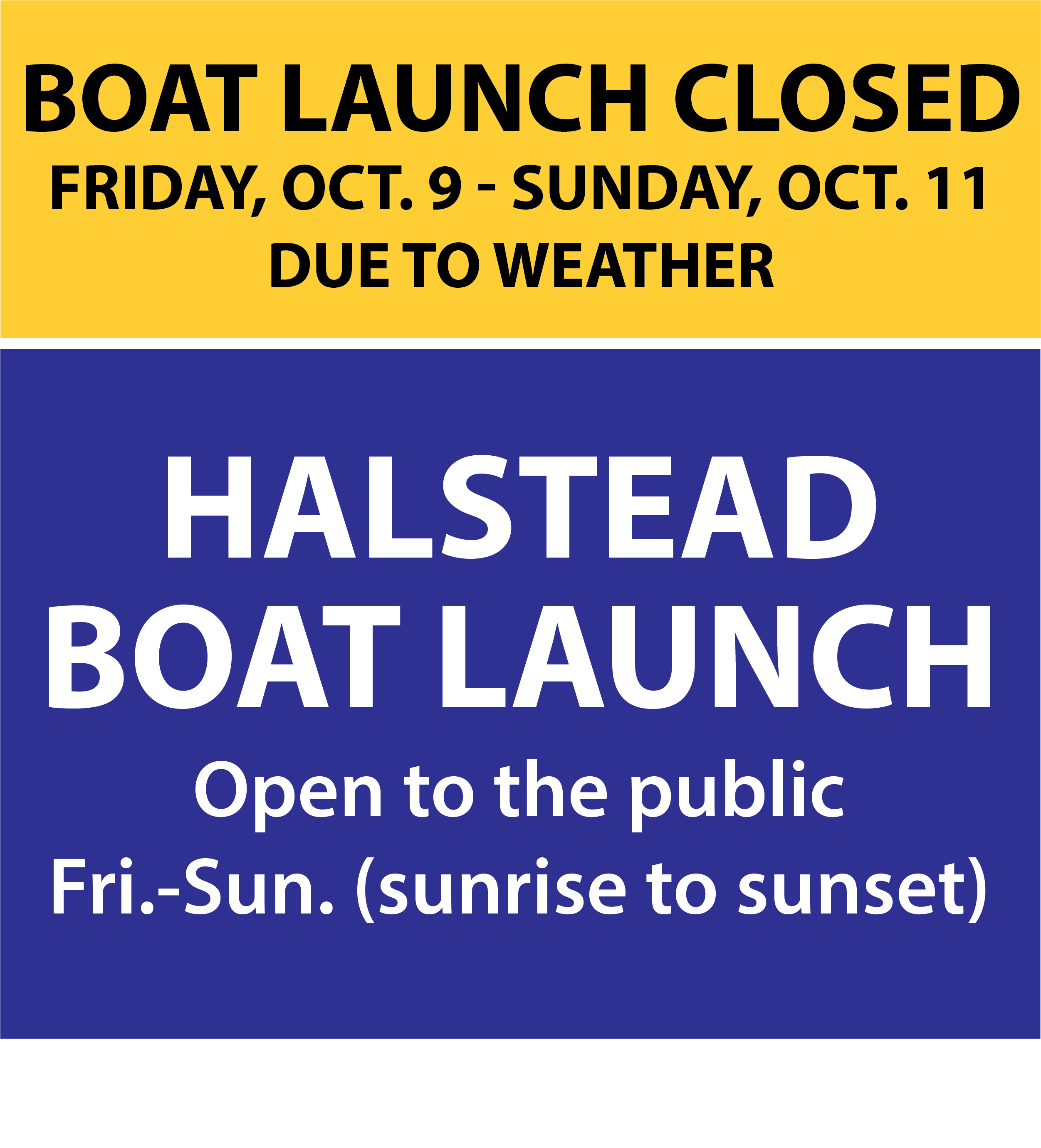 boat launch closed for weather closed-weather