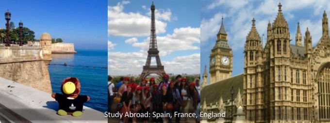 Study Abroad: Spain, France, England