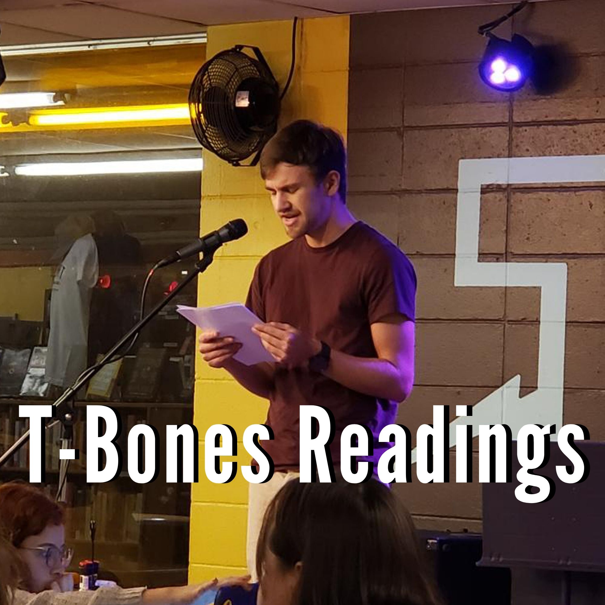 Graduate reading at T-Bones Records and Cafe