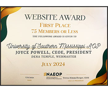 NAEOP Website Award 2024