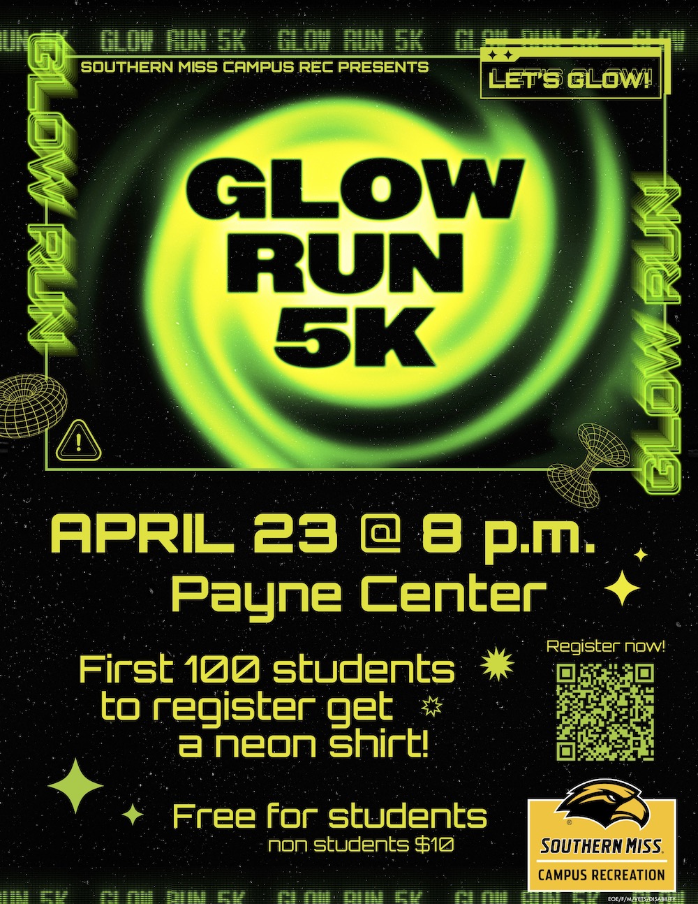 Glow Run 5K Flyer 2024