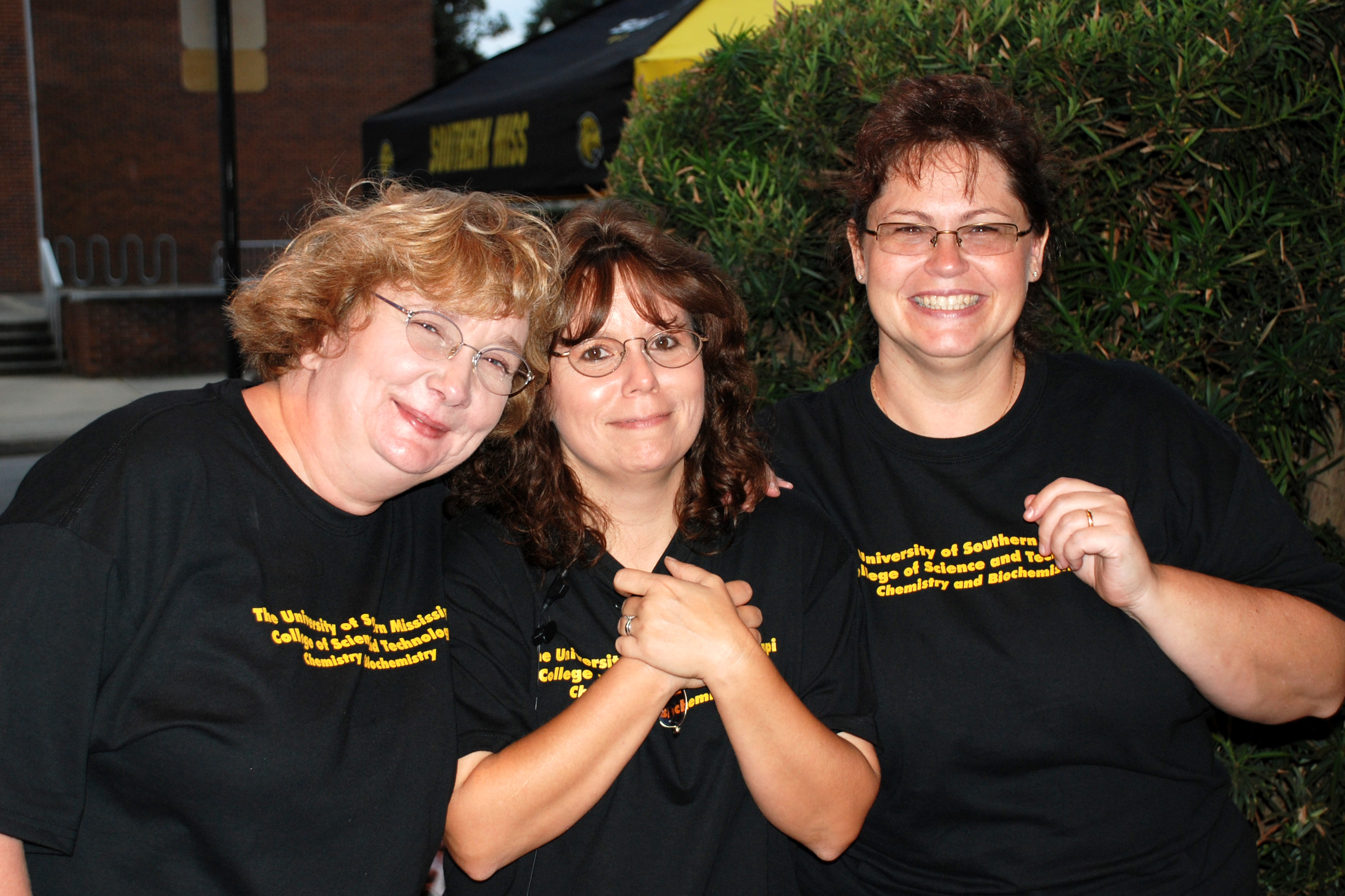 photograph of Debbie, Sharon, and Tina