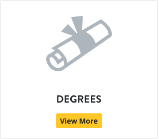 A picture of a diploma and the word degrees